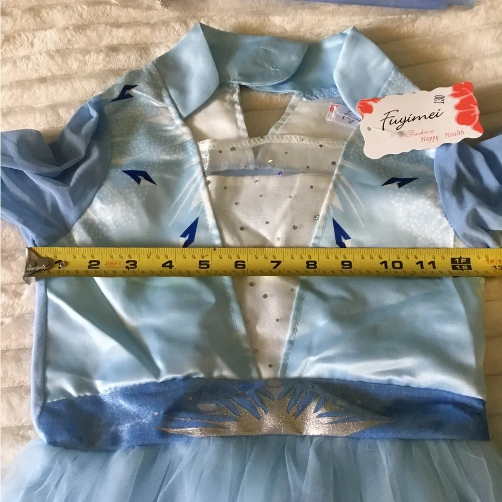 Light Blue Sparkle Princess Costume Dress for Kids - Brand:
